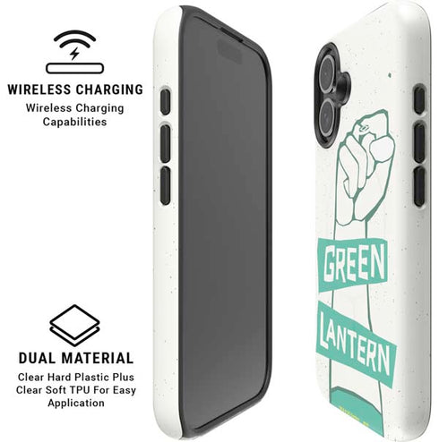 DC Comics Green Lantern Power Fist iPhone 16 Plus Magsafe Impact Case